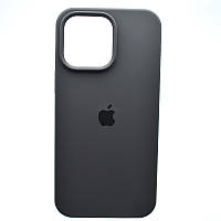 Чехол накладка Silicon Case Full Cover для iPhone 14 Pro Max Charcoal Gray