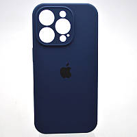 Силіконовий чохол накладка Silicon Case Full Camera для iPhone 15 Pro Deep Sea Blue