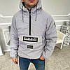 Чоловіча куртка демісезонна Napapijri сіра чоловічий анорак вітровка сірий, фото 3