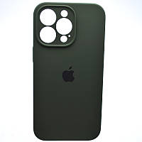 Силиконовый чехол накладка Silicon Case Full Camera для iPhone 13 Pro New Green