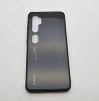 Чехол накладка Gradient Glass Case для Xiaomi Mi Note 10 Black