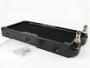 Радіатор для водяного охолодження 240х120 сопло 8мм RAD016 10мм