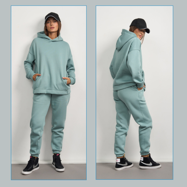 Теплий жіночий костюм Enigma Fleece Світла М’ята