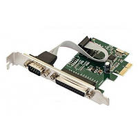 PCI-E Контроллер Kingda B00332 1xLPT 1xCOM RS232 WCH CH382L RTL