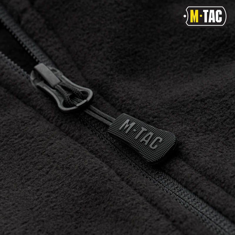 Армейская утепленная кофта M-TAC Delta Fleece, качественная тактическаякофта на змейке Черная - фото 6 - id-p2084671502