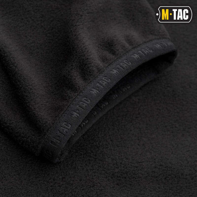 Армейская утепленная кофта M-TAC Delta Fleece, качественная тактическаякофта на змейке Черная - фото 10 - id-p2084671502