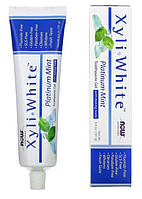 NOW Foods, Solutions, Xyli-White, гелевая зубная паста с пищевой содой, без фторида, освежающая мята, 181 г