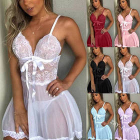 Пеньюар з мереживом – легкий пеньюар для сну, подарунок для коханої