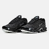 Чоловічі кросівки Nike Air Max Plus TN Black White, чорно-білі кросівки найк аір макс тн плюс аїр чорні, фото 2