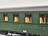 Модель 4х осного вагона (тип C4üe) III класу, приладдя DB, масштабу 1:87, H0, фото 4