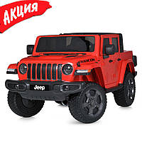 Дитячий електромобіль Bambi M 5740EBLR-3 Jeep джип акумуляторний на пульті управління одномісний Червоний dzl