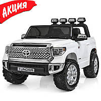 Дитячий електромобіль Bambi JJ2266AEBLR-1 Toyota джип акумуляторний на пульті управління двомісний Білий dzl