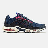 Чоловічі кросівки Nike Air Max TN Terrascape Plus Blue Beige Pink, сині шкіряні кросівки найк аір макс тн тераскейп плюс аїр, фото 3