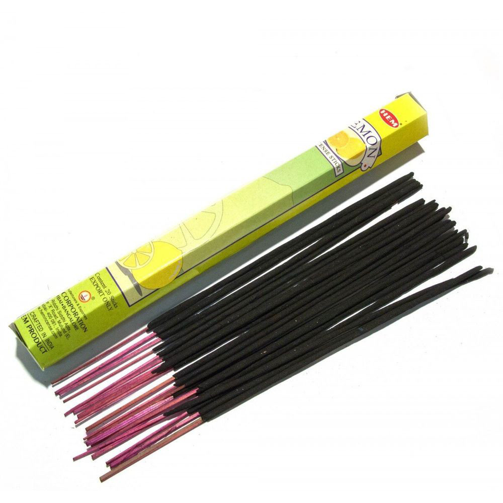 Аромапалички HEM - Lemon (Лимон) 20 шт, фото 1