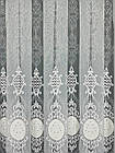 Тюль на основі бамбука з оксамитом, камнями і гарною вишивкою. Колір: білий, фото 5