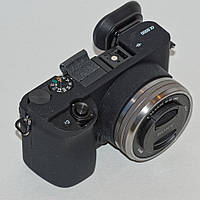 Защитный силиконовый чехол для фотоаппаратов SONY A6000 - черный - BOOM