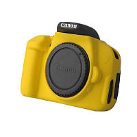 Защитный силиконовый чехол для фотоаппаратов Canon EOS 600D, 650D, 700D - желтый - BOOM