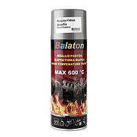 Краска глянцевая жаропрочная 400мл серебро BALATON ( ) SilverFireproof-Balaton
