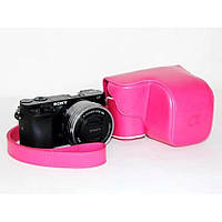 Защитный футляр - чехол для фотоаппаратов SONY A6000, A6300, A6400, A6500 - розовый - BOOM