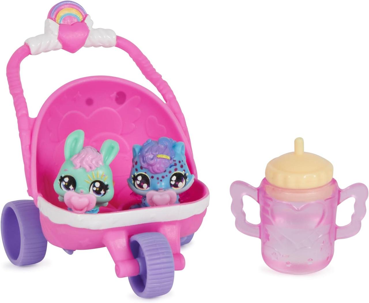 Набір 2 фігурки хетчималс у колясці Hatchimals Alive, Hatch N' Stroll Playset with Stroller Toy