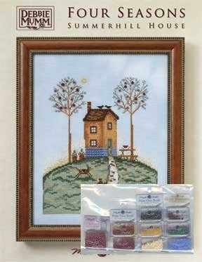 Схема та пак з бісером Summerhill House / Будинок на літньому пагорбі Debbie Mumm Mill Hill, фото 1