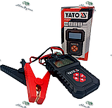 Электронный тестер аккумулятора 12В YATO, фото 2