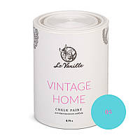 Крейдова фарба для фарбування меблів та елементів декору Le Vanille Vintage Home Бірюзова (колір 05), 0,75 л