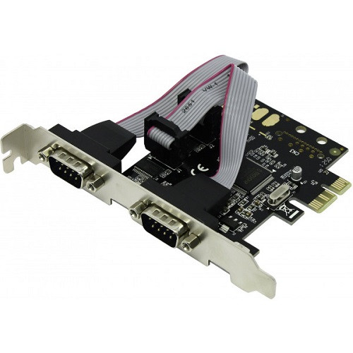 Контролер PCI-E Kingda B00623 2xCOM RS232 чипсет Moschip 9922 RTL