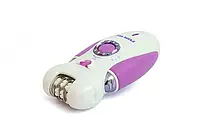 Эпилятор женский аккумуляторный 3в1 Nikai 7698 Бело-фиолетовый