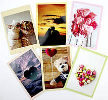 Листівка ручної роботи "Love" асорті