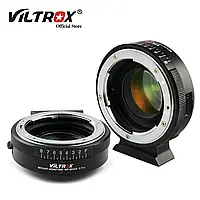 Адаптер Viltrox NF-M43X Speed Booster для Nikon F на байонет Micro 4/3 (Olympus, Panasonic, Blackmagic) - Boom