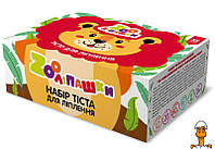 Тесто для лепки зоопарклипашки шоу-бокс "лев", шоу-бокс 12 цветов, 60 стиков по 20 г, детская игрушка