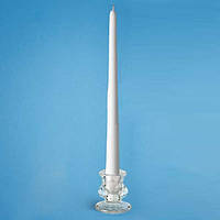 6 шт Cвадебная свеча тонкая белая (высота - 245 мм, диаметр - 20 мм) Код/Артикул 84 EL-99