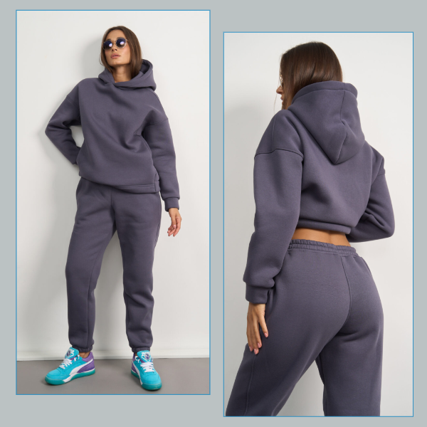 Теплий жіночий костюм Enigma Fleece Графіт