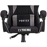 Комп'ютерне крісло із тканини Extreme VORTEX чорно-графітовий, фото 5