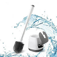 Силіконовий йоржик для туалету з підставкою