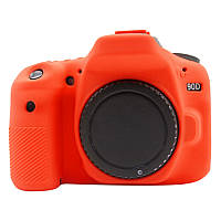 Защитный силиконовый чехол Puluz PU7133R для фотоаппаратов Canon EOS 90D - красный - BOOM