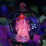 Святкова кулька з підсвіткою — зимовий мікросвіт, фото 5