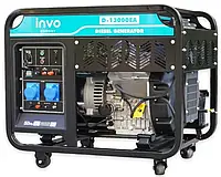 Генератор дизельный INVO D-13000EA,12/13кВт, 230В, однофазный, электрический/ручной запуск
