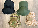 Кепка бейсболка тактична з кріпленням для ID-патчів і шевронів, Хакі, фото 3