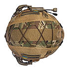 Шолом тактичний Fast Helmet NIJ IIIA + Навушники Earmor M32 MOD3 з чебурашкою + ліхтарик + кавер, фото 9