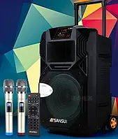 Акустична система автономна Sansui SS1-08 акумуляторна акустика 2 мікрофона