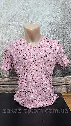 Футболка чоловіча оптом (S-M-L-XL) Туреччина-114846, фото 1