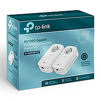 Гігабітний Powerline адаптер з вбудованою розеткою , TL-PA8010PKIT TP-LINK (TL-PA8010P KIT) (1364830)