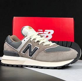 Чоловічі кросівки New Balance 574 Classic замшеві повсякденні для спортзалу різнобарвні