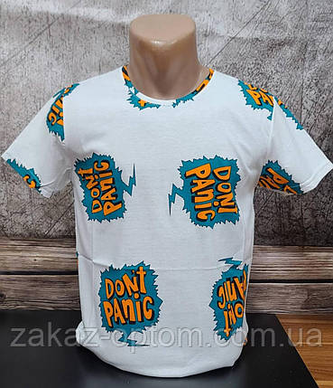 Футболка чоловіча оптом (S-M-L-XL-2XL) Туреччина-114912, фото 1