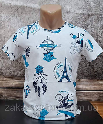 Футболка чоловіча оптом (S-M-L-XL-2XL) Туреччина-114914, фото 1