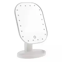 Овальное зеркало с подсветкой на 20 светодиодов Cosmetic Mirror Зеркало для макияжа с LED подсветкой