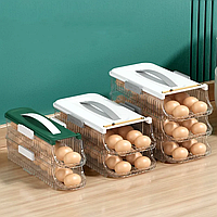Контейнер для хранения яиц 3 яруса, Органайзер для яиц на боковую дверцу холодильника