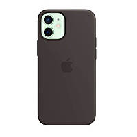 Silicone Case with MagSafe — iPhone 12 Mini 5.4"   — Black